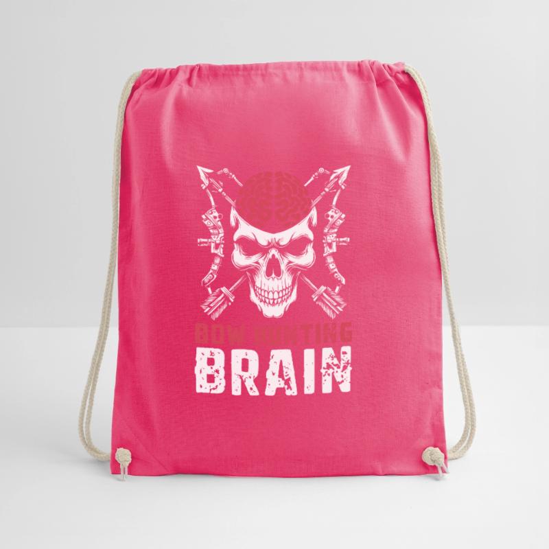 Bogenjagd Bogenjäger Schädel Bow Hunting Brain Turnbeutel