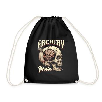 Archery Archery Archery Archer - Drawstring Bag - black - Front