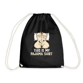 Maison Officielle Lama PJ Sleeping Nickering - Sac de sport léger - noir - Devant
