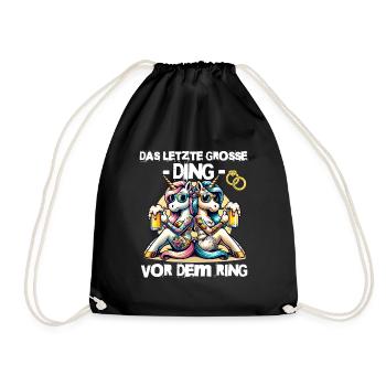 Enterrement de vie de garçon Mariée Enterrement de vie de jeune fille Grondement de femmes - Sac de sport léger - noir - Devant