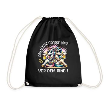 Enterrement de vie de garçon Mariée Enterrement de vie de jeune fille Grondement de femmes - Sac de sport léger - noir - Devant