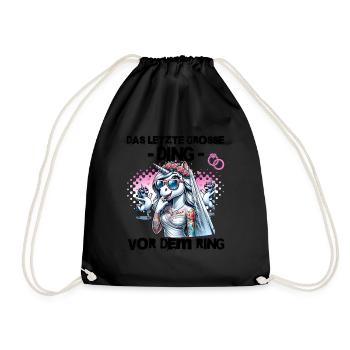 Enterrement de vie de garçon Mariée Enterrement de vie de jeune fille Grondement de femmes - Sac de sport léger - noir - Devant