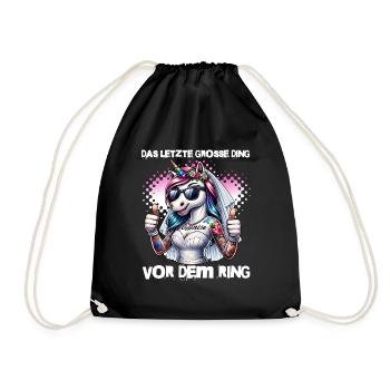 Enterrement de vie de garçon Mariée Enterrement de vie de jeune fille Grondement de femmes - Sac de sport léger - noir - Devant