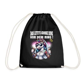 Enterrement de vie de garçon Mariée Enterrement de vie de jeune fille Grondement de femmes - Sac de sport léger - noir - Devant