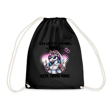 Enterrement de vie de garçon Mariée Enterrement de vie de jeune fille Grondement de femmes - Sac de sport léger - noir - Devant