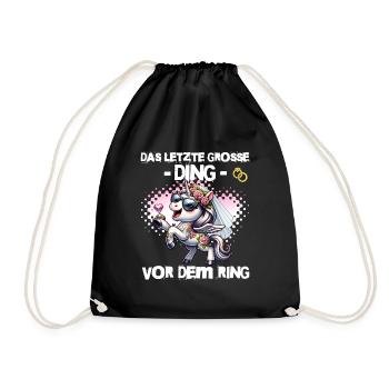 Enterrement de vie de garçon Mariée Enterrement de vie de jeune fille Grondement de femmes - Sac de sport léger - noir - Devant