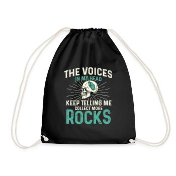 Les voix dans ma tête - Geode Hunter Geology - Sac de sport léger - noir - Devant