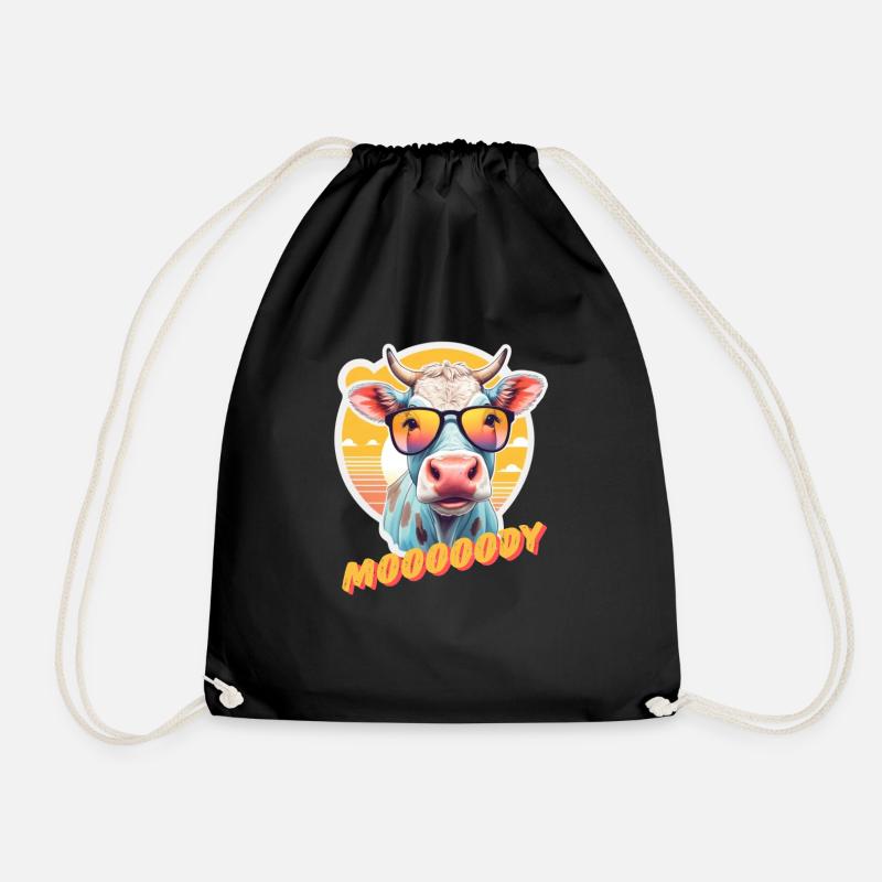 MOOOOODY - Turnbeutel - Schwarz