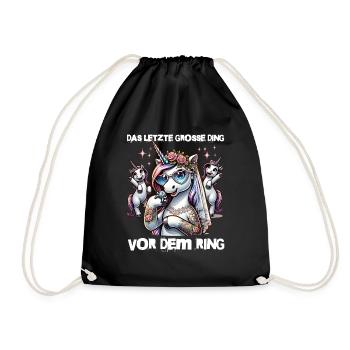 Enterrement de vie de garçon Mariée Enterrement de vie de jeune fille Grondement de femmes - Sac de sport léger - noir - Devant