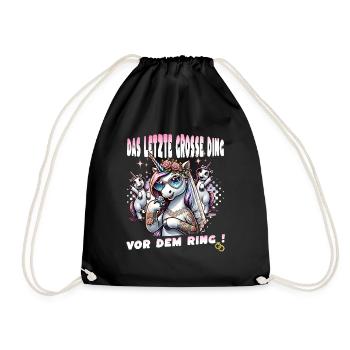 Enterrement de vie de garçon Mariée Enterrement de vie de jeune fille Grondement de femmes - Sac de sport léger - noir - Devant