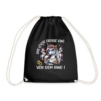 Enterrement de vie de garçon Mariée Enterrement de vie de jeune fille Grondement de femmes - Sac de sport léger - noir - Devant