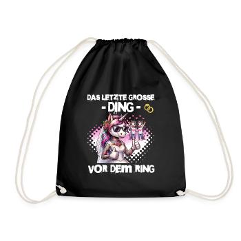 Enterrement de vie de garçon Mariée Enterrement de vie de jeune fille Grondement de femmes - Sac de sport léger - noir - Devant