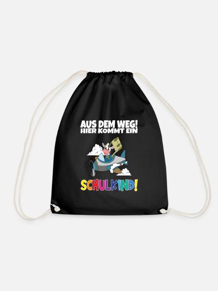 Schulkind 2024 Einschulung Schulanfang - Turnbeutel - Schwarz