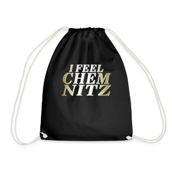 I FEEL CHEMNITZ - Drawstring Bag - black - Front