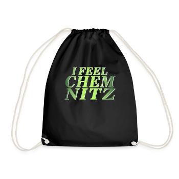 I FEEL CHEMNITZ - Drawstring Bag - black - Front