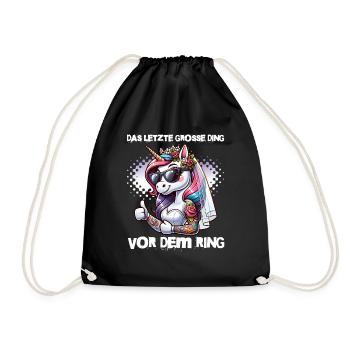 Enterrement de vie de garçon Mariée Enterrement de vie de jeune fille Grondement de femmes - Sac de sport léger - noir - Devant
