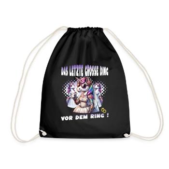 Enterrement de vie de garçon Mariée Enterrement de vie de jeune fille Grondement de femmes - Sac de sport léger - noir - Devant