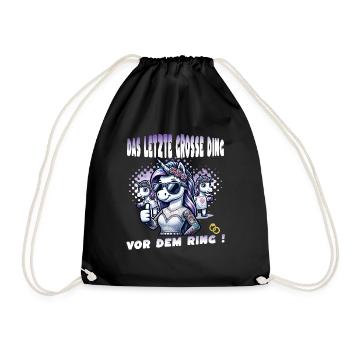 Enterrement de vie de garçon Mariée Enterrement de vie de jeune fille Grondement de femmes - Sac de sport léger - noir - Devant
