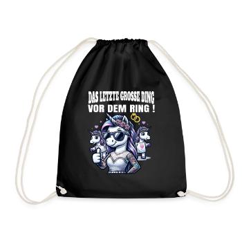 Enterrement de vie de garçon Mariée Enterrement de vie de jeune fille Grondement de femmes - Sac de sport léger - noir - Devant