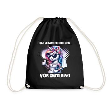 Enterrement de vie de garçon Mariée Enterrement de vie de jeune fille Grondement de femmes - Sac de sport léger - noir - Devant