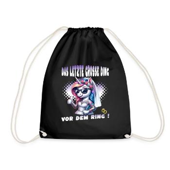 Enterrement de vie de garçon Mariée Enterrement de vie de jeune fille Grondement de femmes - Sac de sport léger - noir - Devant