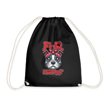 American Bully Maman Chien Maman Pour Maman - Sac de sport léger - noir - Devant