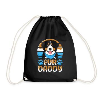 Bouvier Bernois Père Chien Chien Papa Pour Papa - Sac de sport léger - noir - Devant