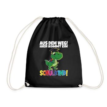 Écolier 2024 entrant à l'école - Sac de sport léger - noir - Devant