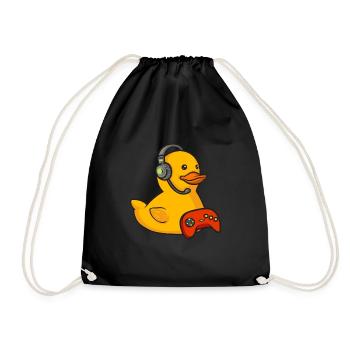 Rubber Duck Rubber Duck - Drawstring Bag - black - Front