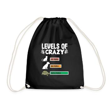 Tortue Tortue Mer Cadeau - Sac de sport léger - noir - Devant