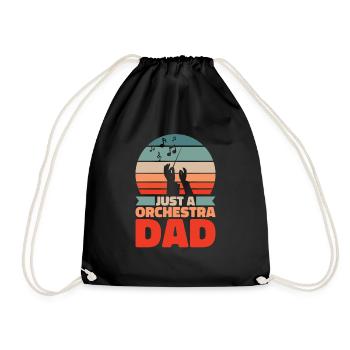Orchester Vater Just An Orchestra Dad - Turnbeutel - Schwarz - Vorne