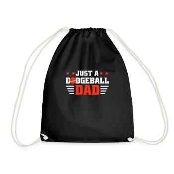 Père de ballon chasseur juste un père de ballon chasseur - Sac de sport léger - noir - Devant