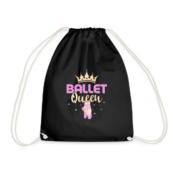 Ballet Queen Danse Femme Ballerine - Sac de sport léger - noir - Devant