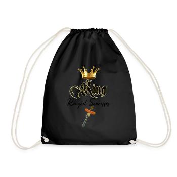 King Rougail Saucisses Ile De La Réunion - Sac de sport léger - noir - Devant