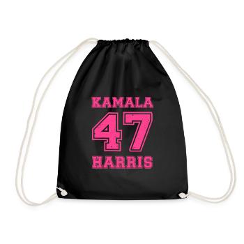 Kamala Harris, 47e présidente des États-Unis - Sac de sport léger - noir - Devant