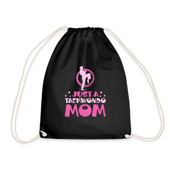 Taekwondo Mutter Juste une maman taekwondo - Sac de sport léger - noir - Devant