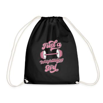 Weightlifting Weightlifting - Drawstring Bag - black - Front