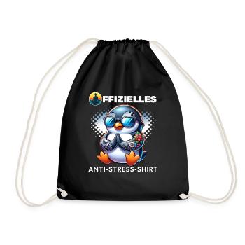 Méditation & Yoga Officiel Anti Stress - Sac de sport léger - noir - Devant