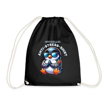Méditation & Yoga Officiel Anti Stress - Sac de sport léger - noir - Devant