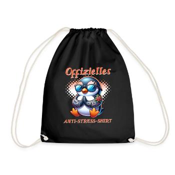 Méditation & Yoga Officiel Anti Stress - Sac de sport léger - noir - Devant