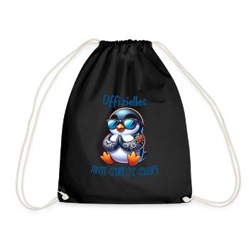 Méditation & Yoga Officiel Anti Stress - Sac de sport léger - noir - Devant