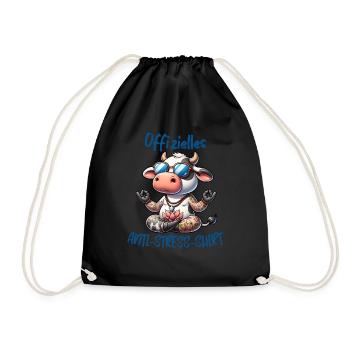 Méditation & Yoga Officiel Anti Stress - Sac de sport léger - noir - Devant
