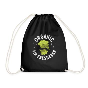 fart farting farting farting - Drawstring Bag - black - Front