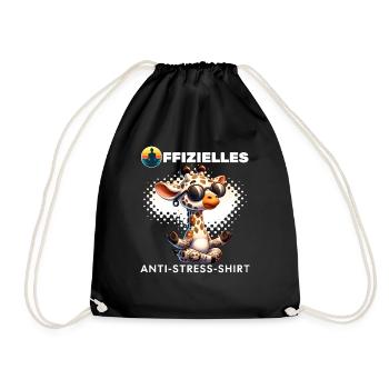 Méditation & Yoga Officiel Anti Stress - Sac de sport léger - noir - Devant