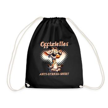 Méditation & Yoga Officiel Anti Stress - Sac de sport léger - noir - Devant