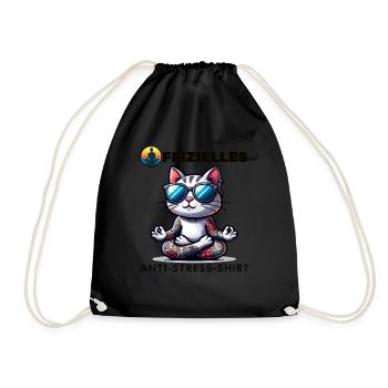 Méditation & Yoga Officiel Anti Stress - Sac de sport léger - noir - Devant