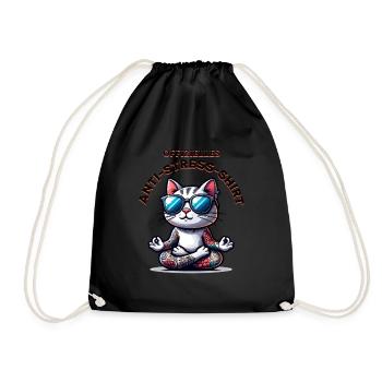 Méditation & Yoga Officiel Anti Stress - Sac de sport léger - noir - Devant