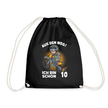 Dégagez! J’ai déjà 10 ans d’anniversaire - Sac de sport léger - noir - Devant