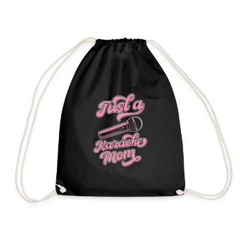 Karaoke Just A Karaoke Mom - Drawstring Bag - black - Front
