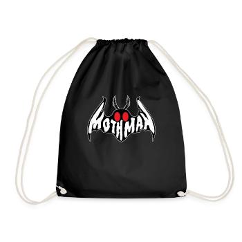Mothman Monster Creepy Cryptid - Sac de sport léger - noir - Devant
